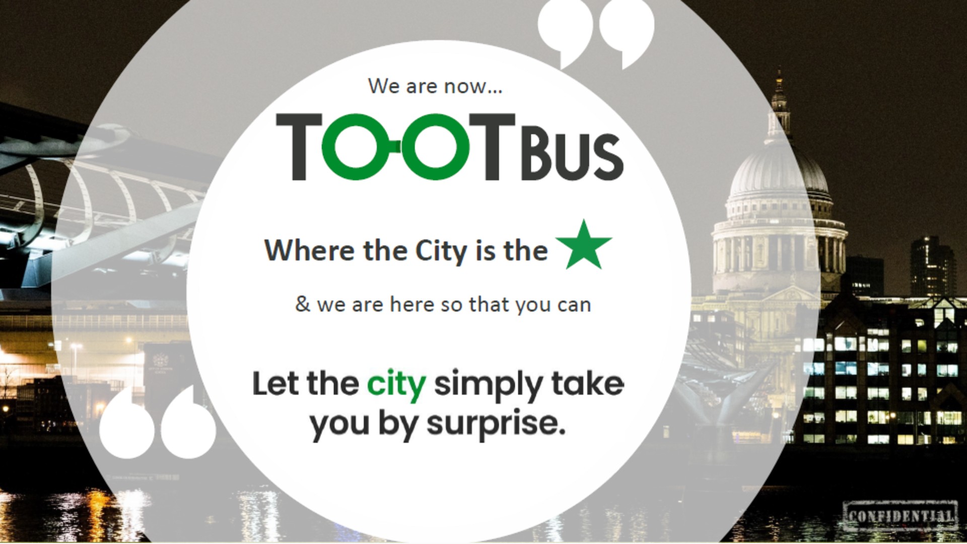 Tootbus brand reveal